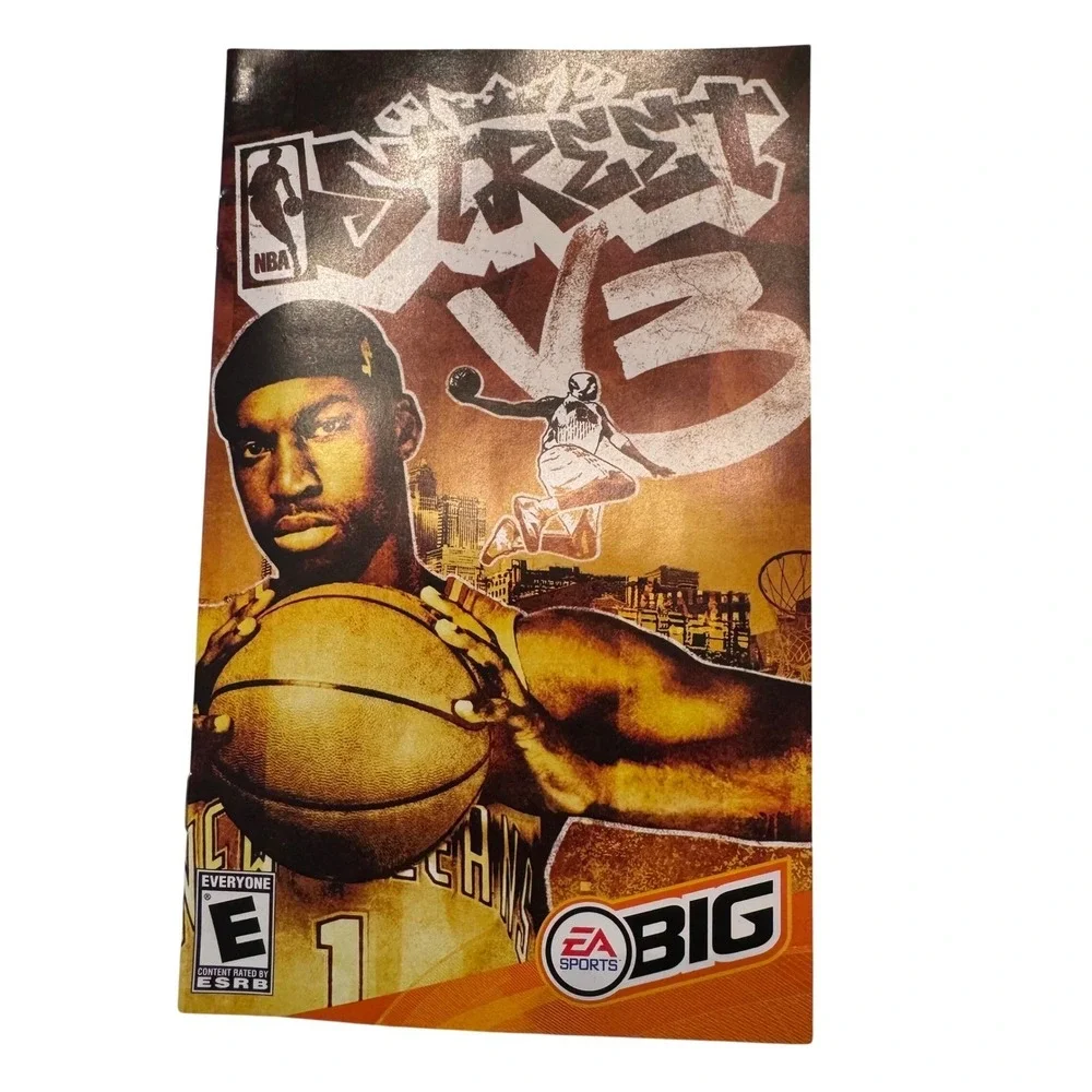 NBA Street Vol 3 PS2 Black Label CIB Complete Clean Disc NTSC EA Sports Untested
